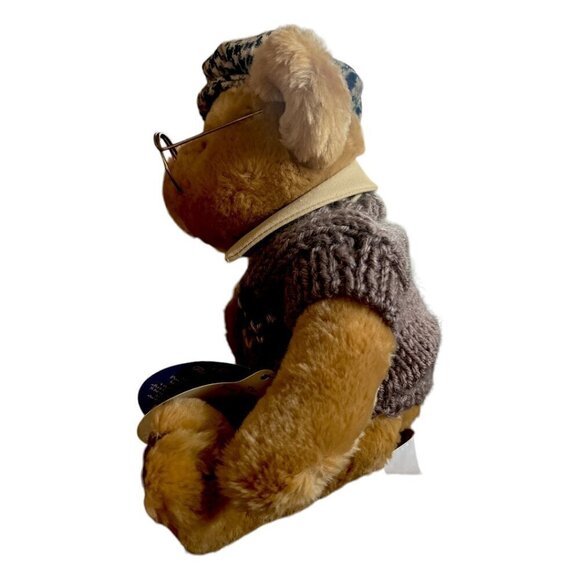 NWT Vintage 96 Pickford Brass Button Bears Collection Sherwood Bear of Long Life - Picture 5 of 13